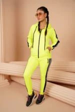 Acid-Green Hoodie Co-ord - Image 3