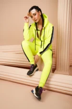 Acid-Green Hoodie Co-ord - Image 6